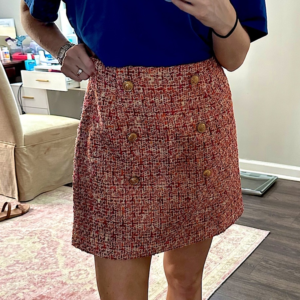 FATE Mini Tweed Skirt